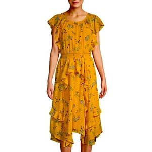 NWT Astr the label midi dress size medium